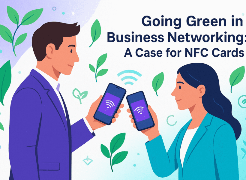 Going Green In Business Networking A Case For Nfc Cards Min