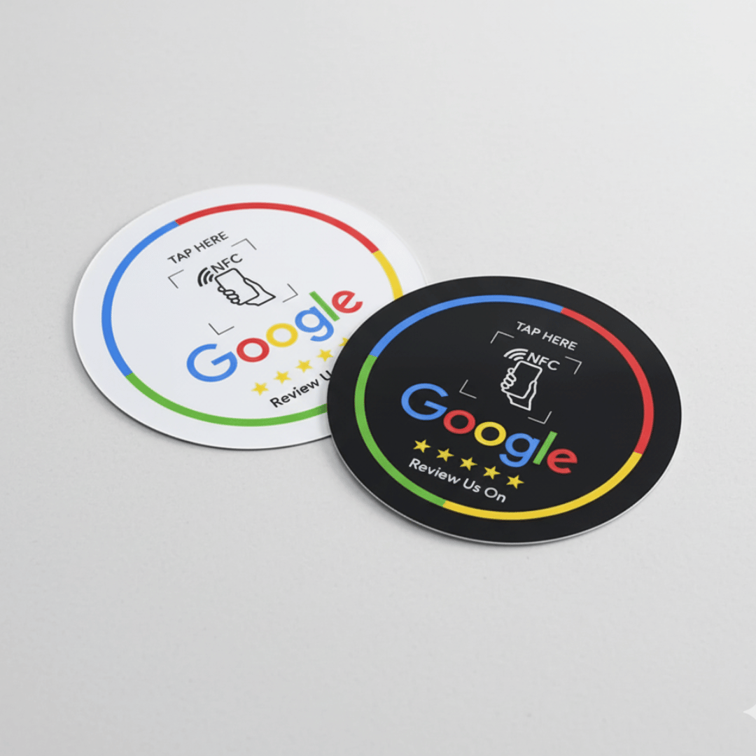 Nfc Google Review White And Black Stickers