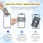Effortless TikTok Sharing Using NFC & QR Codes